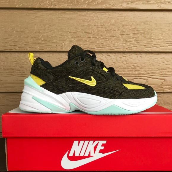 NEW Nike M2K TEKNO LX Denim Women’s Bright Citron - Picture 4 of 10